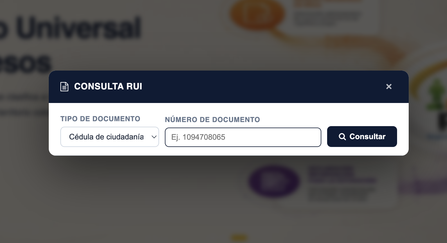 consultar rui cedula
