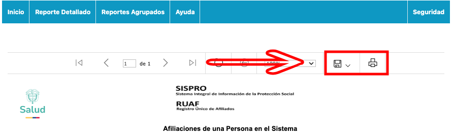 descargar certificado RUAF en PDF